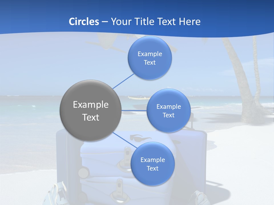 Summer Travel Baggage PowerPoint Template
