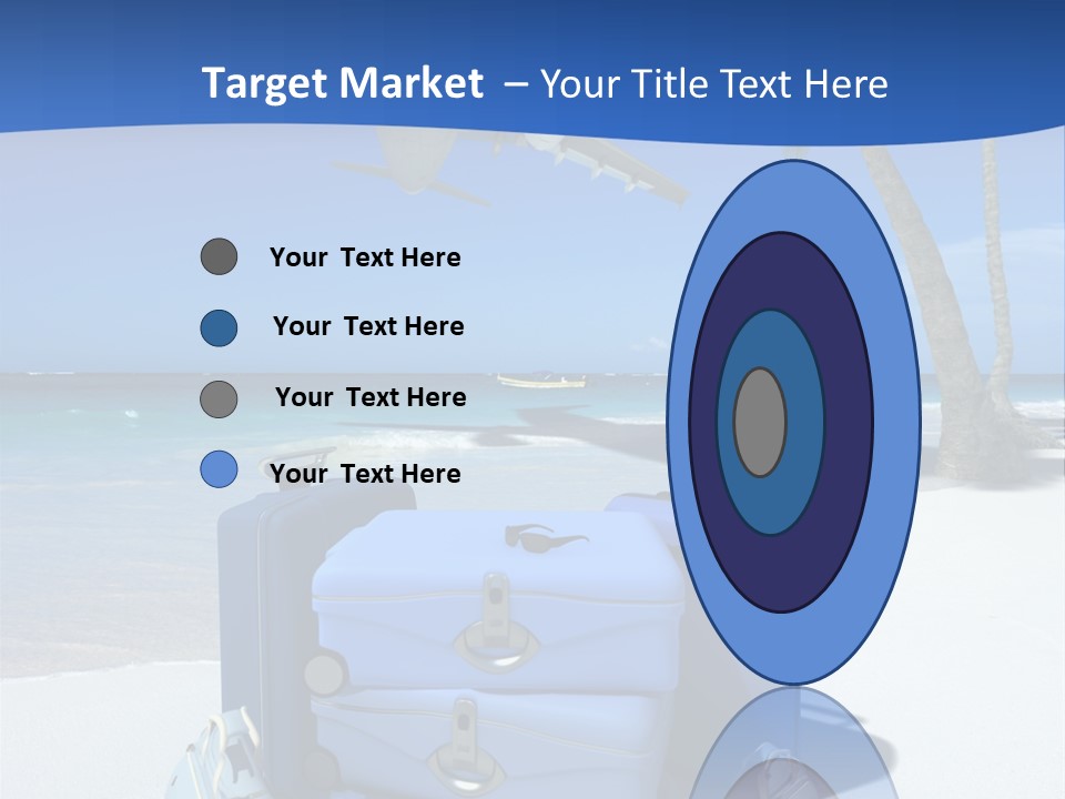 Summer Travel Baggage PowerPoint Template