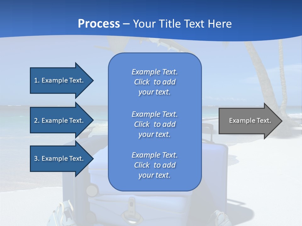 Summer Travel Baggage PowerPoint Template