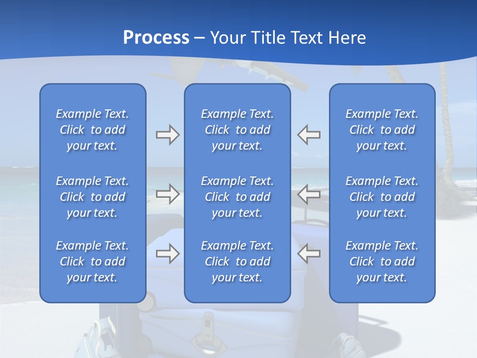 Summer Travel Baggage PowerPoint Template