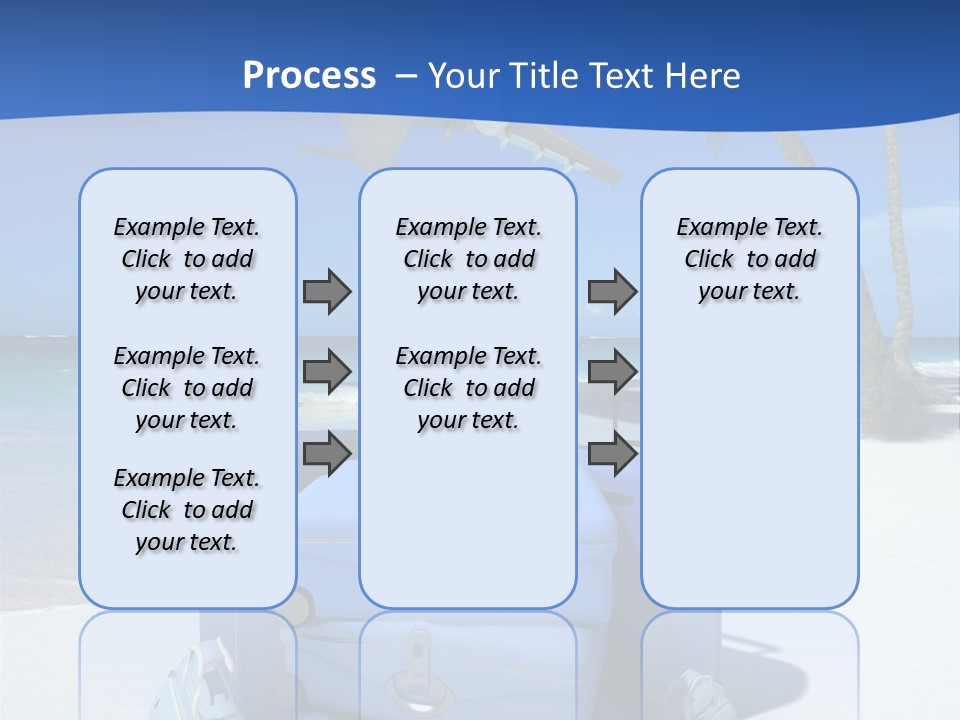 Summer Travel Baggage PowerPoint Template