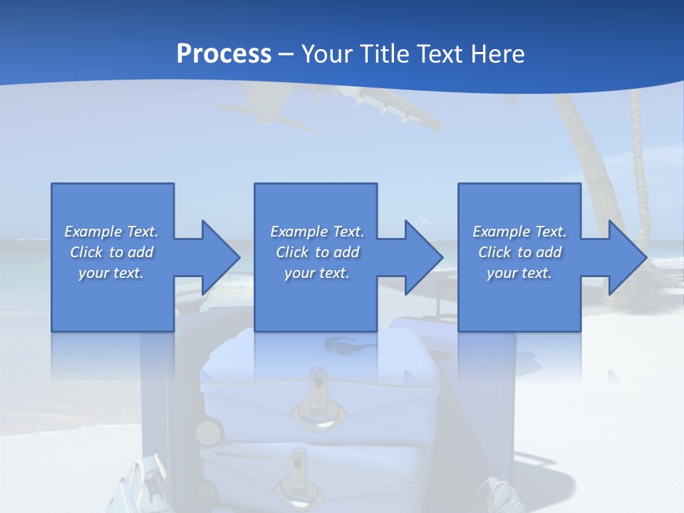Summer Travel Baggage PowerPoint Template