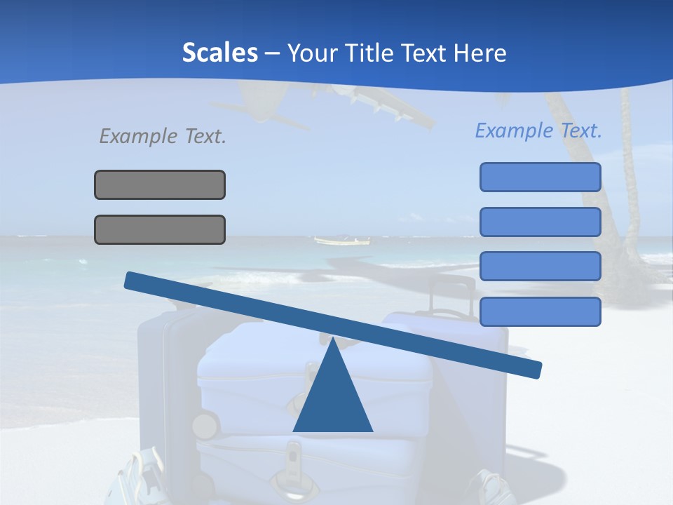 Summer Travel Baggage PowerPoint Template