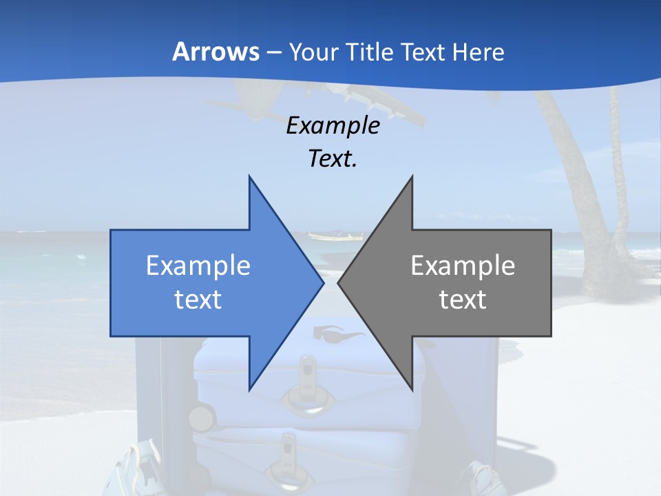 Summer Travel Baggage PowerPoint Template