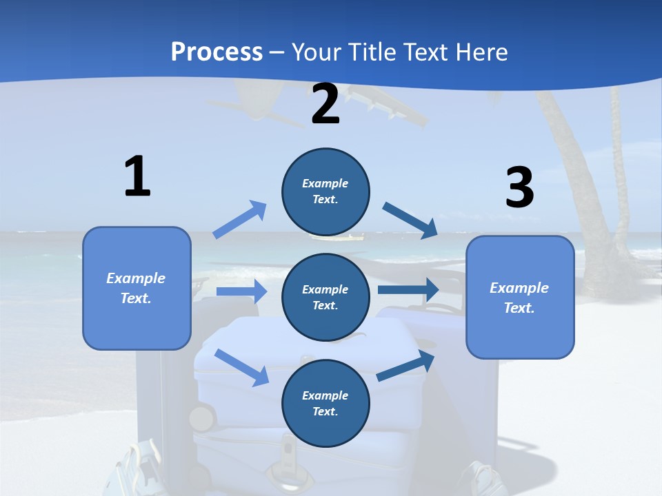 Summer Travel Baggage PowerPoint Template