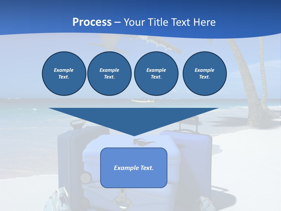 Summer Travel Baggage PowerPoint Template