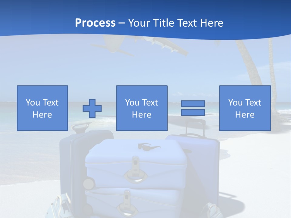 Summer Travel Baggage PowerPoint Template