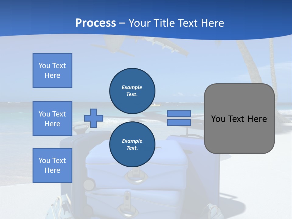 Summer Travel Baggage PowerPoint Template