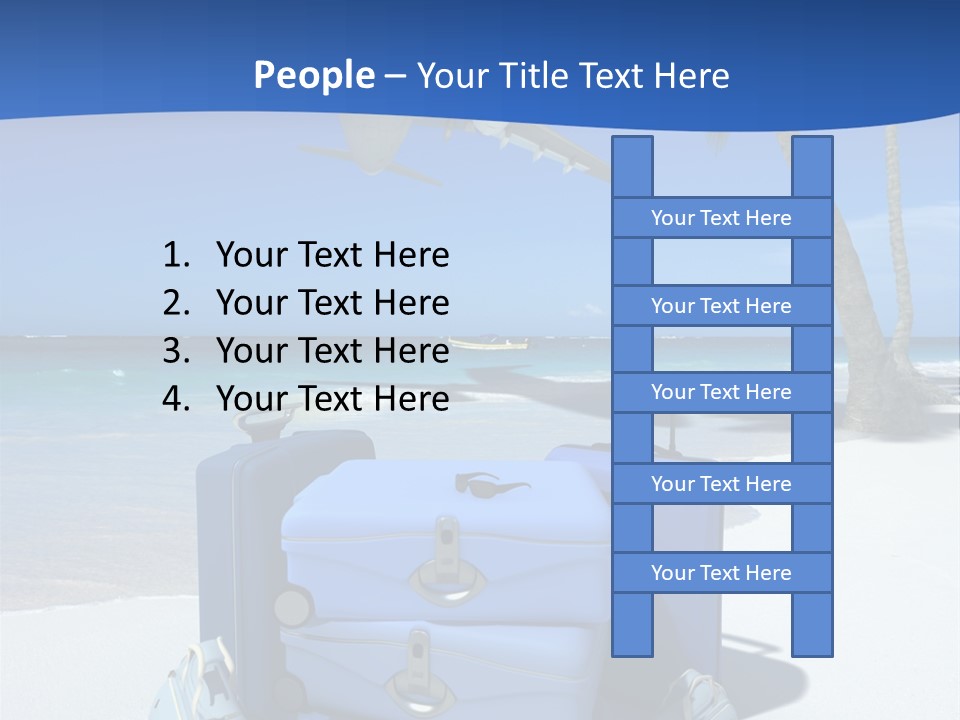 Summer Travel Baggage PowerPoint Template