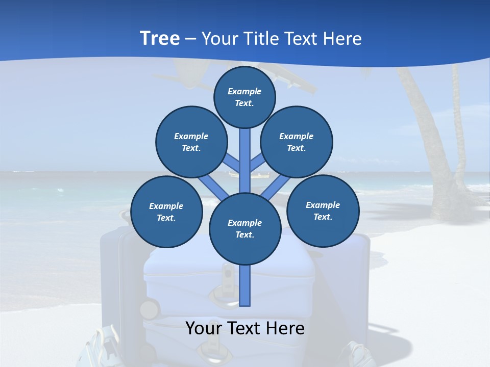 Summer Travel Baggage PowerPoint Template