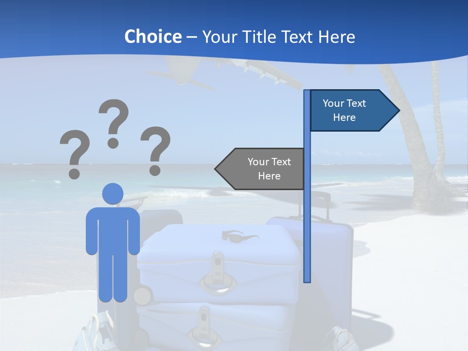 Summer Travel Baggage PowerPoint Template