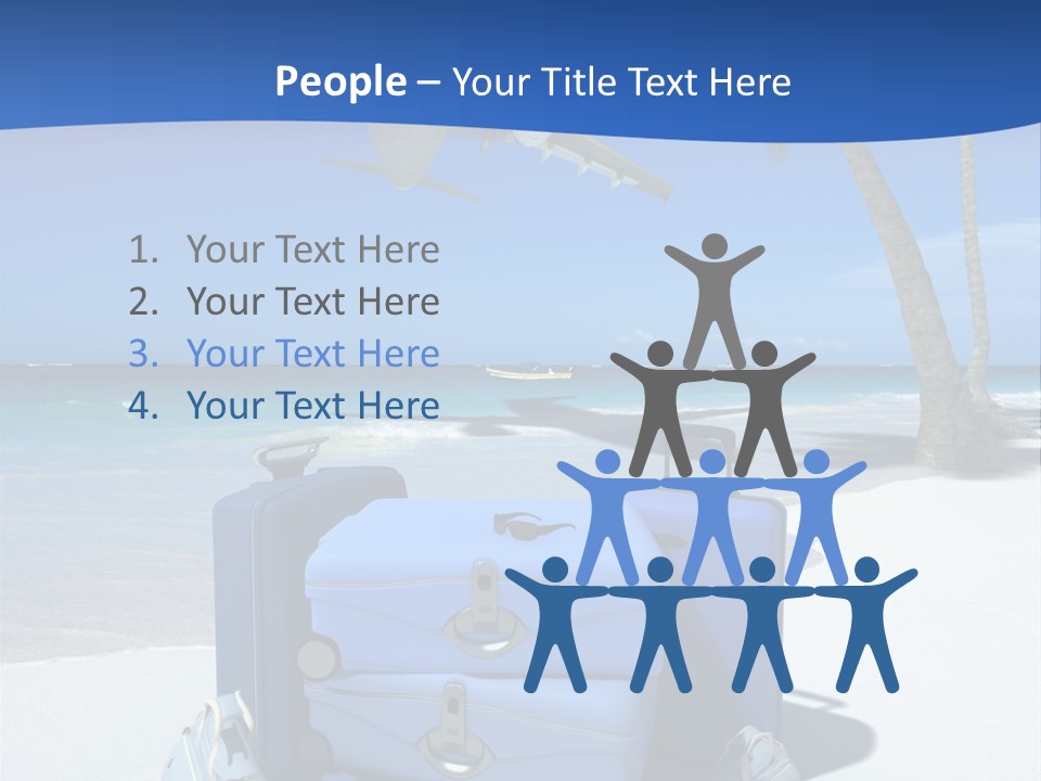 Summer Travel Baggage PowerPoint Template