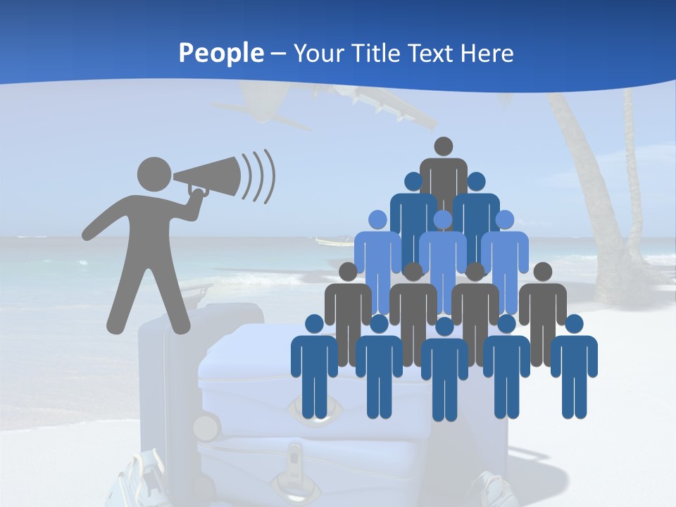 Summer Travel Baggage PowerPoint Template