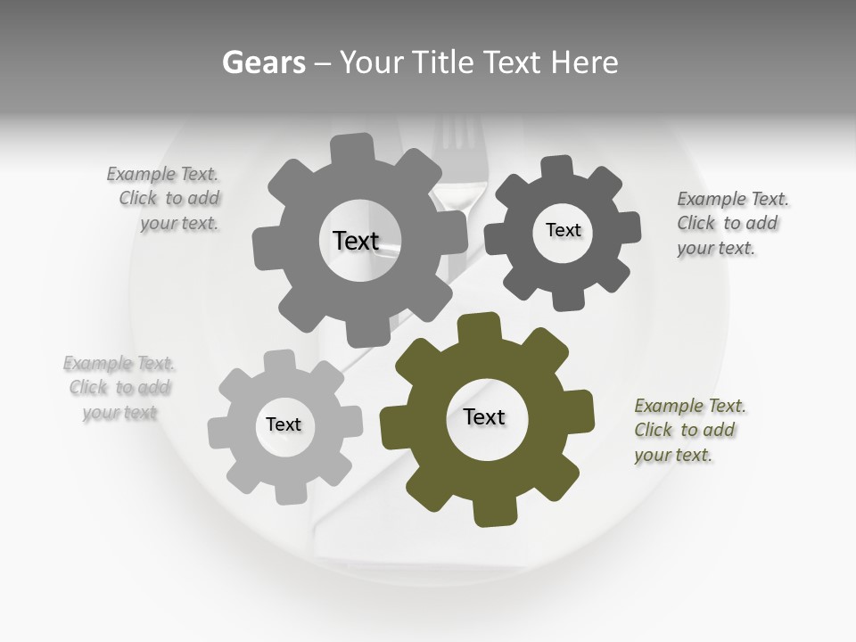 Gourmet Banquet Eating PowerPoint Template