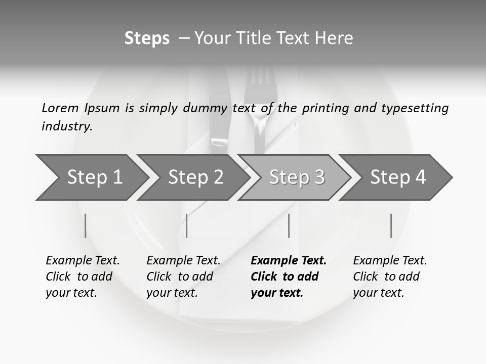 Gourmet Banquet Eating PowerPoint Template