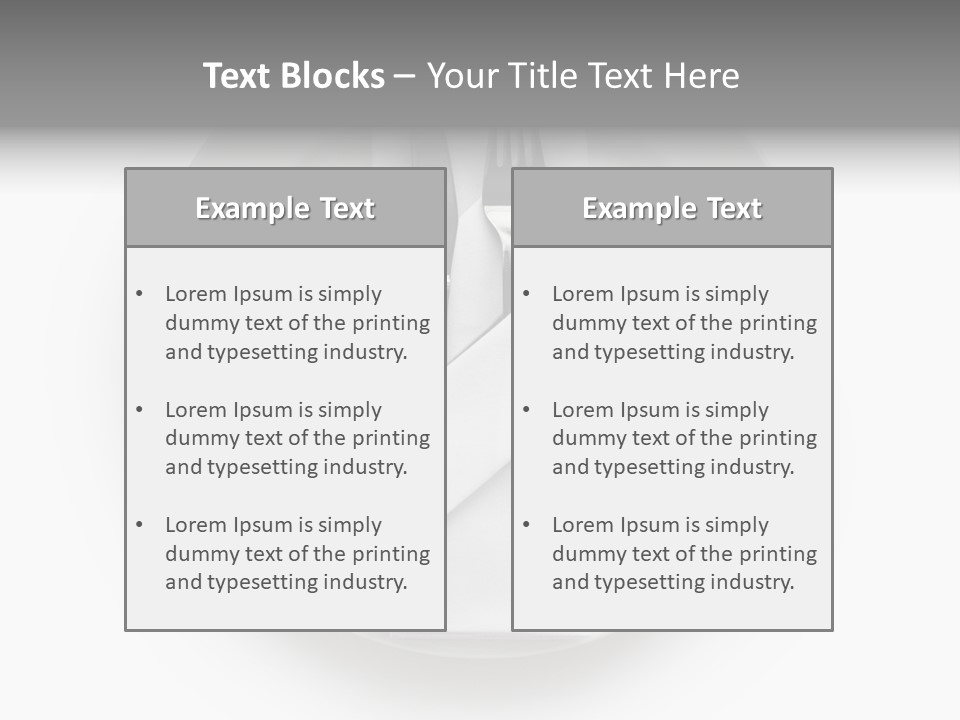 Gourmet Banquet Eating PowerPoint Template