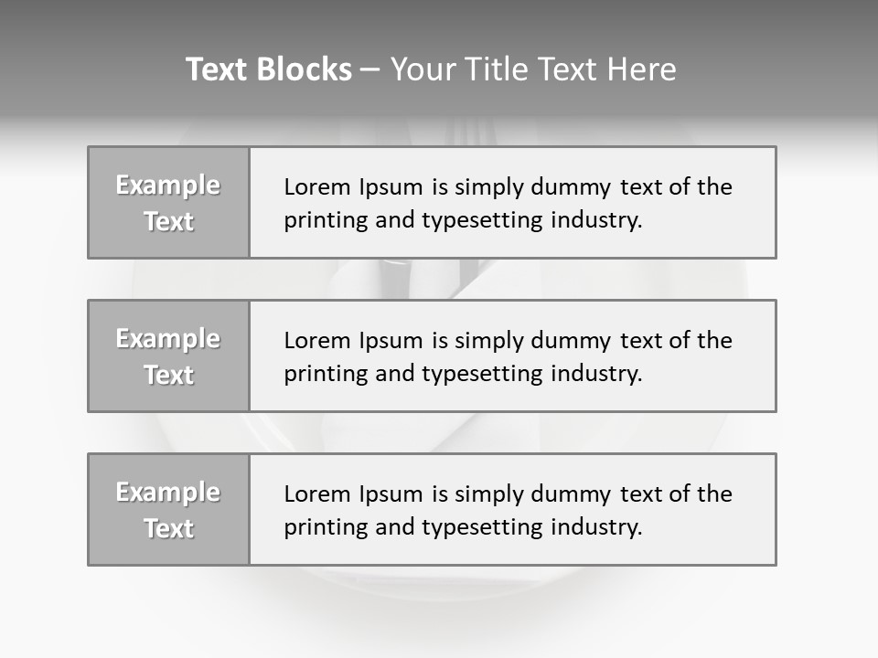 Gourmet Banquet Eating PowerPoint Template
