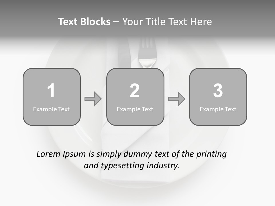 Gourmet Banquet Eating PowerPoint Template