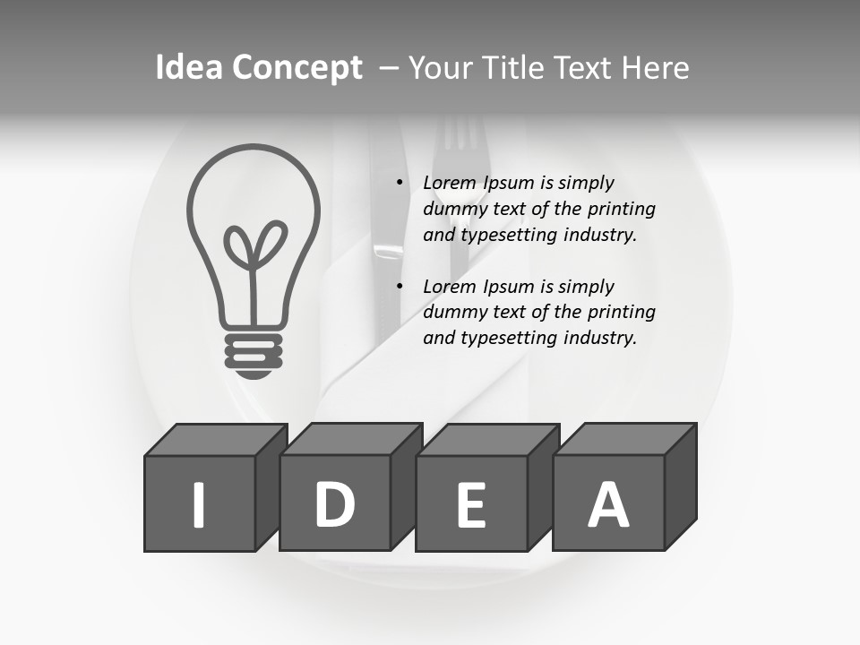 Gourmet Banquet Eating PowerPoint Template