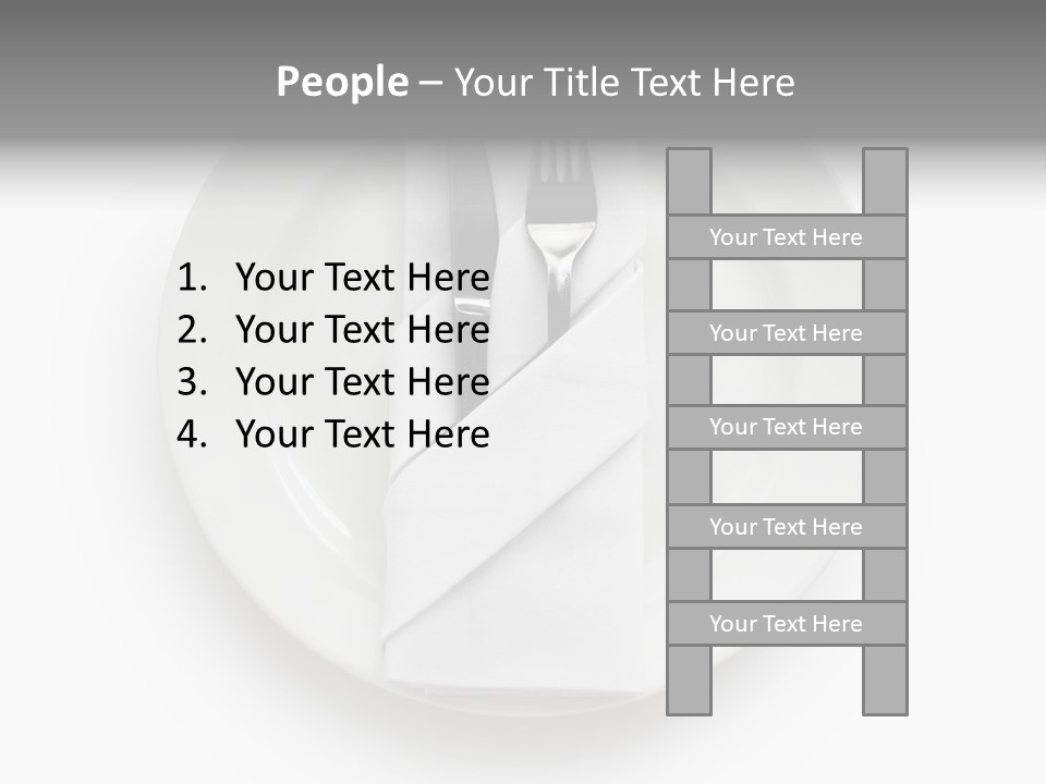 Gourmet Banquet Eating PowerPoint Template