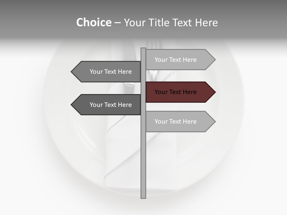 Gourmet Banquet Eating PowerPoint Template