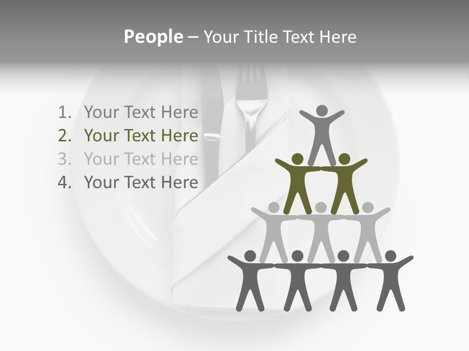 Gourmet Banquet Eating PowerPoint Template