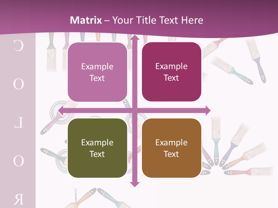 Dye Container Red PowerPoint Template