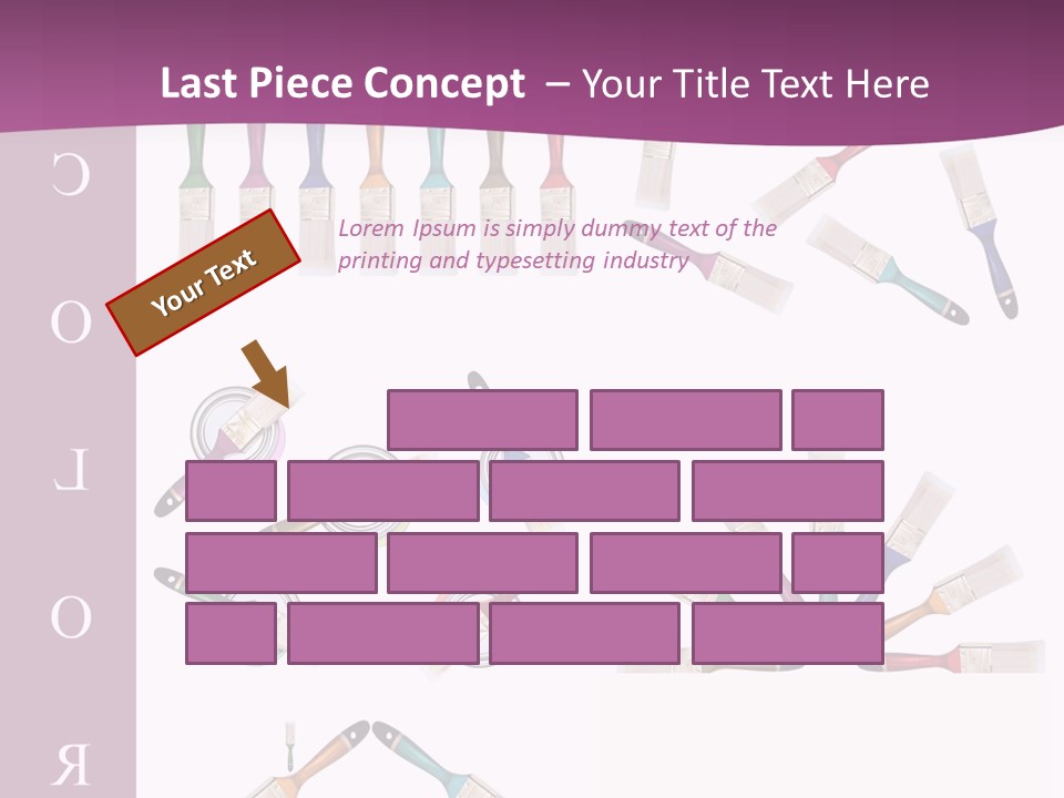 Dye Container Red PowerPoint Template