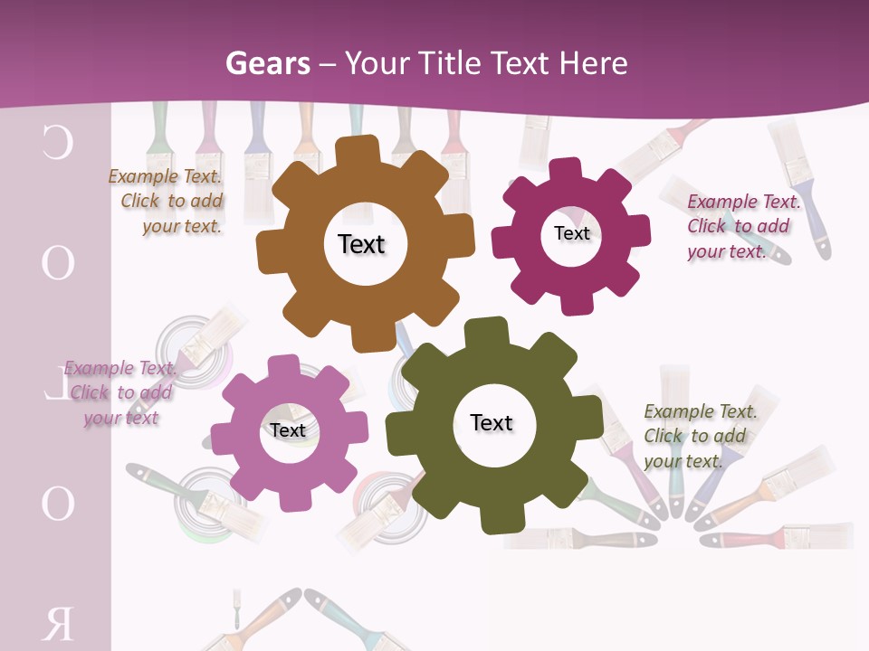 Dye Container Red PowerPoint Template