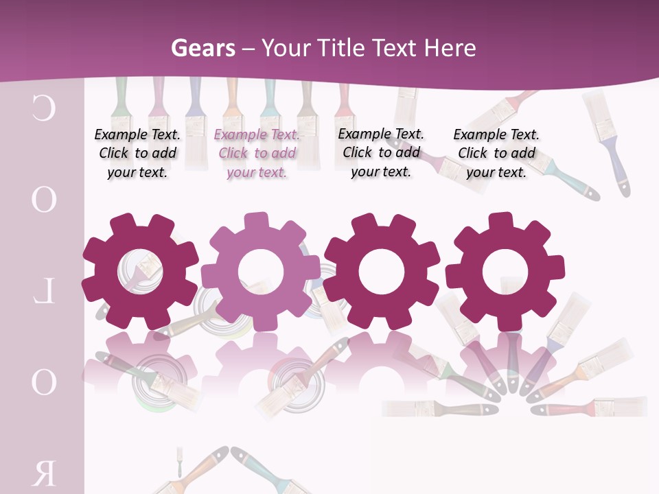 Dye Container Red PowerPoint Template