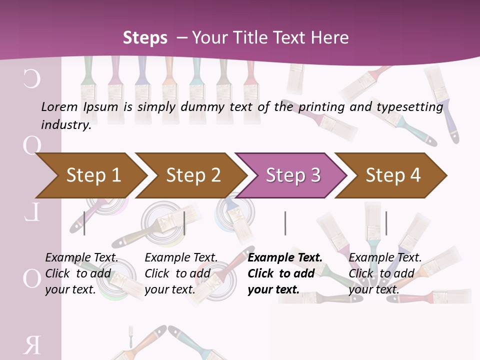 Dye Container Red PowerPoint Template