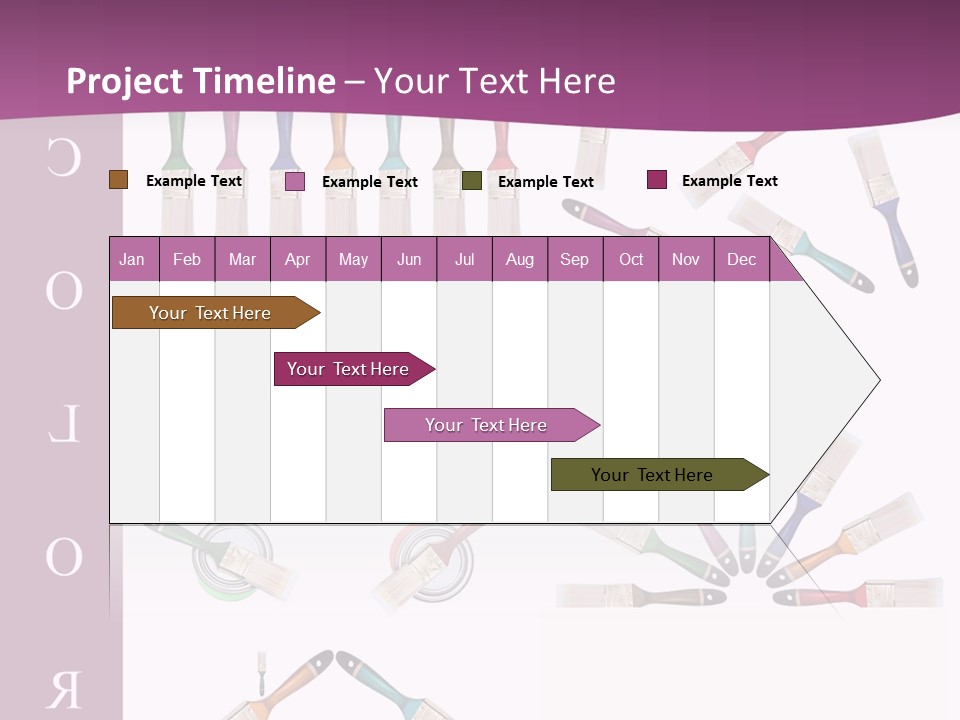 Dye Container Red PowerPoint Template