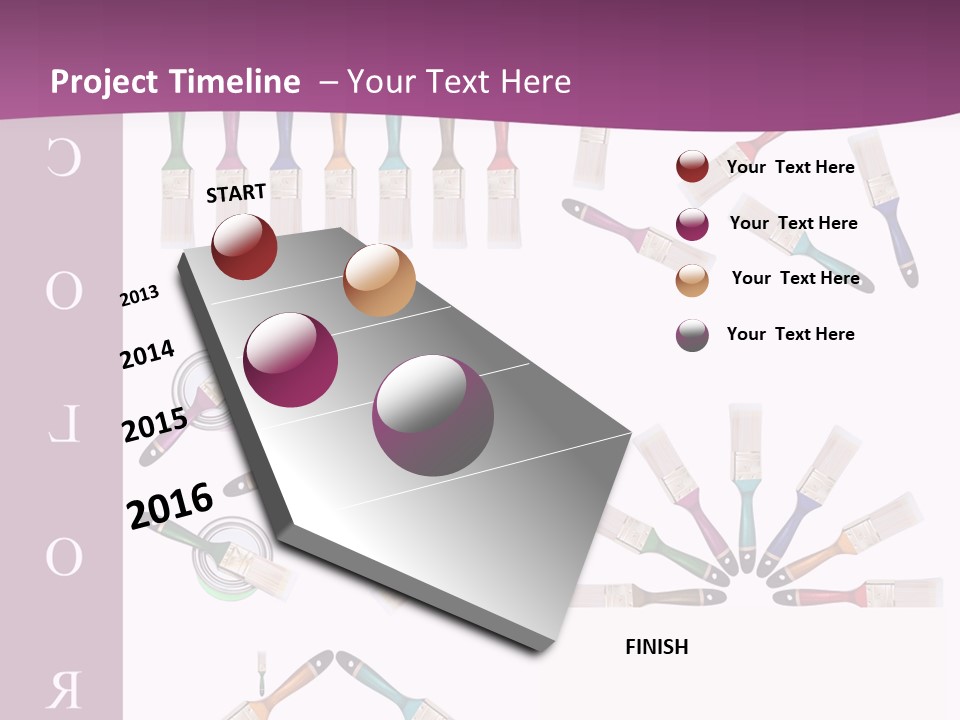 Dye Container Red PowerPoint Template