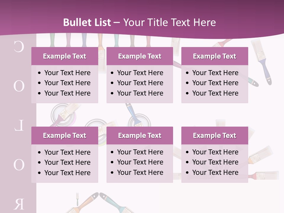 Dye Container Red PowerPoint Template