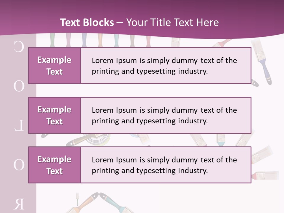 Dye Container Red PowerPoint Template