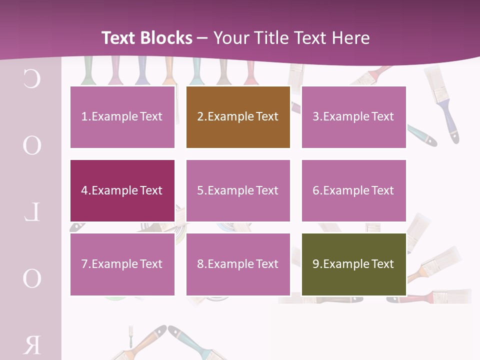 Dye Container Red PowerPoint Template