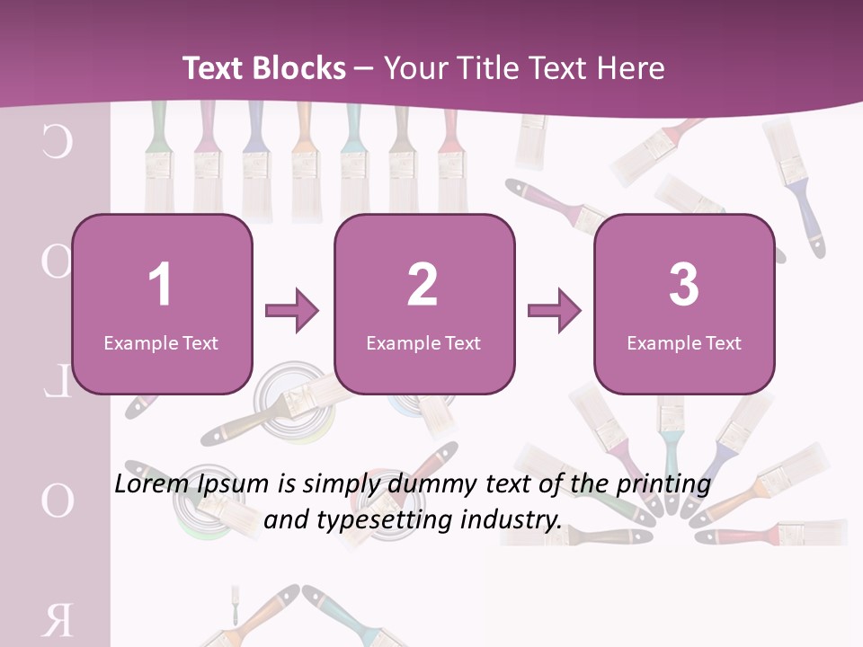 Dye Container Red PowerPoint Template