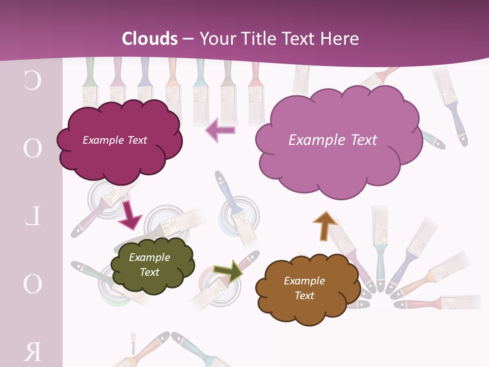 Dye Container Red PowerPoint Template