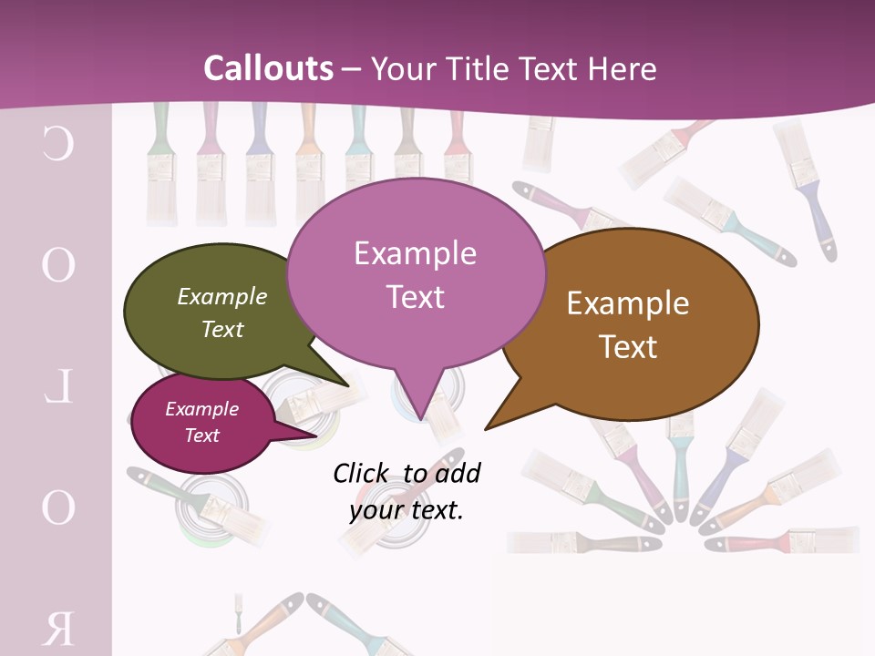 Dye Container Red PowerPoint Template