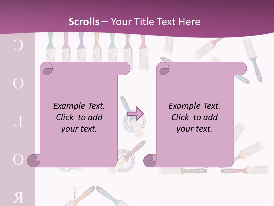 Dye Container Red PowerPoint Template