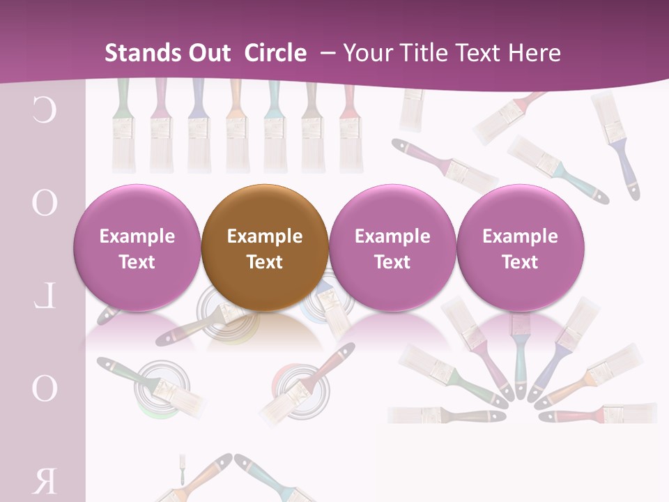 Dye Container Red PowerPoint Template