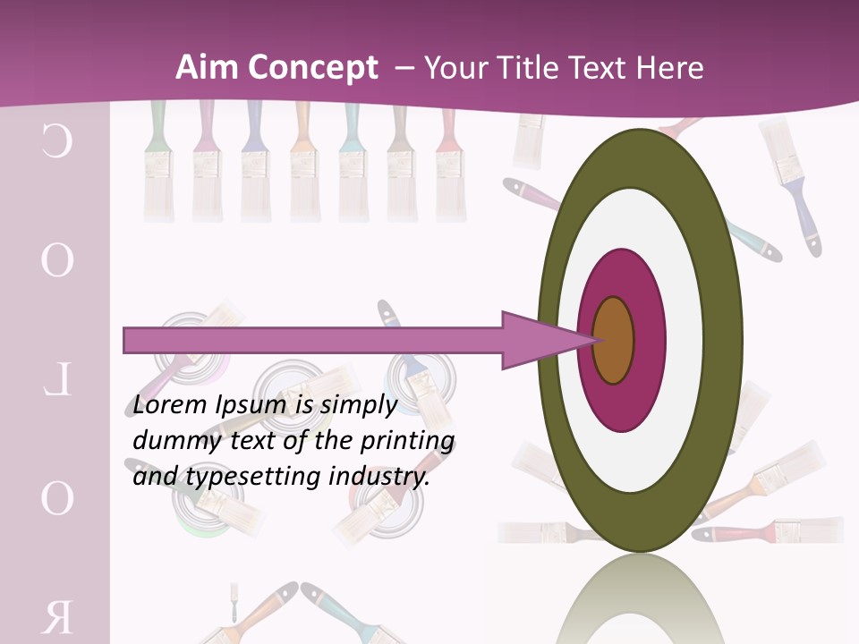 Dye Container Red PowerPoint Template