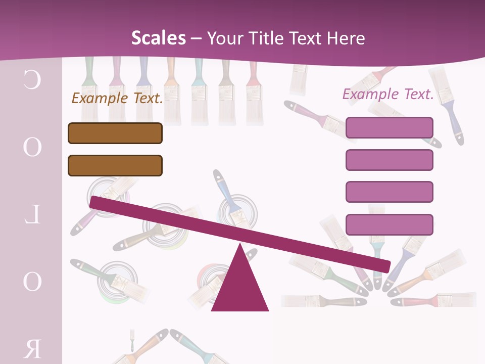 Dye Container Red PowerPoint Template