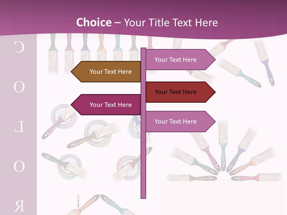 Dye Container Red PowerPoint Template