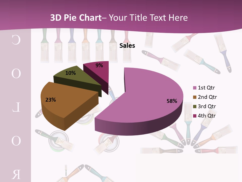 Dye Container Red PowerPoint Template