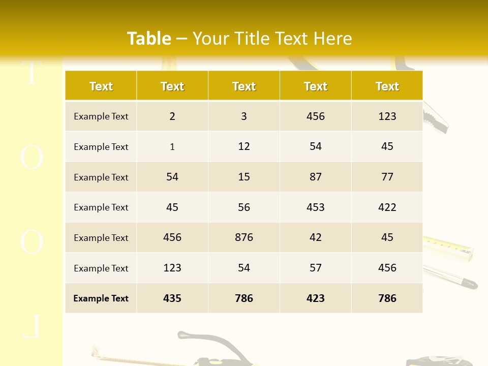 Variation Centimeters Precision PowerPoint Template