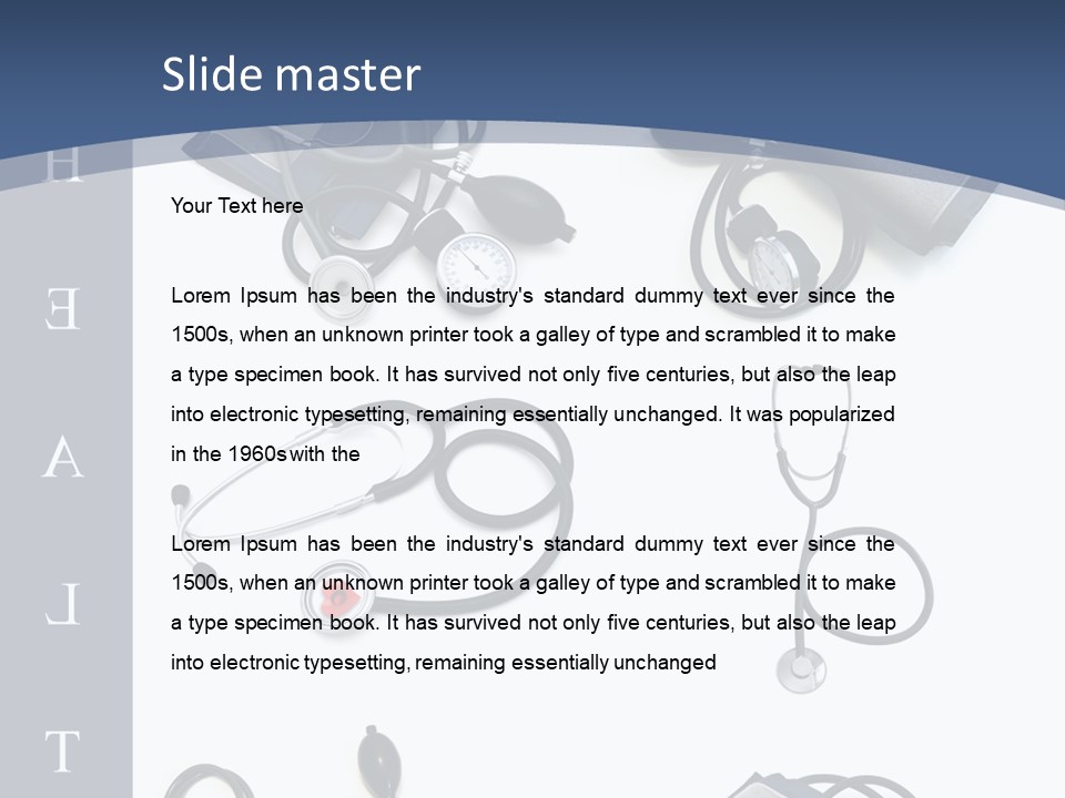 Illness Pulse Arrangement PowerPoint Template