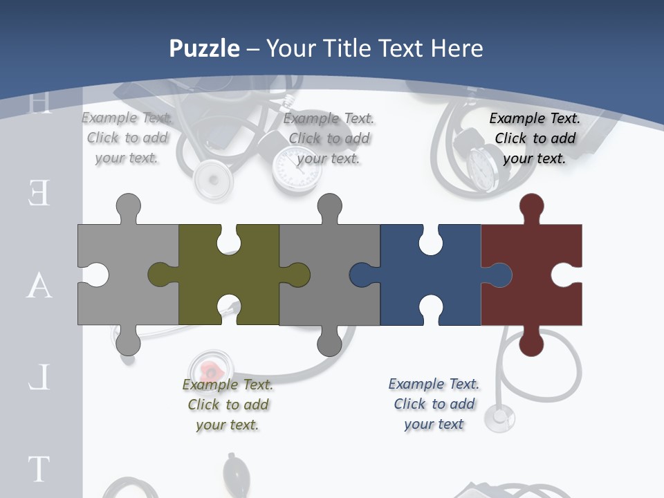 Illness Pulse Arrangement PowerPoint Template