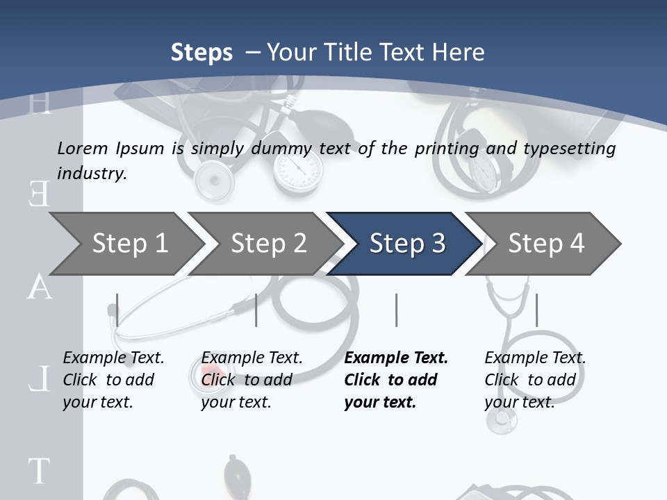 Illness Pulse Arrangement PowerPoint Template