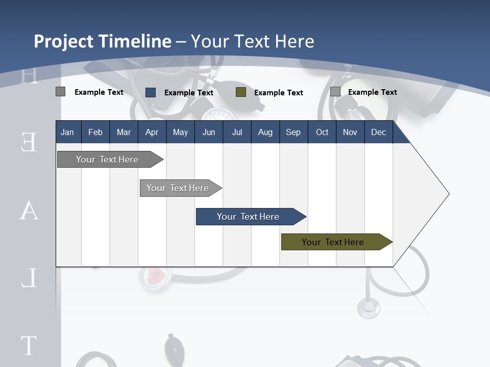 Illness Pulse Arrangement PowerPoint Template